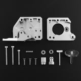 Full Metal 3D Printer Soft Consumables Bondte BMG Reduction Extruder Dual Gear Feed Silver