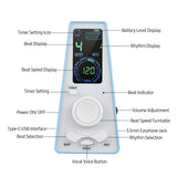 Electronic Digital Metronome with Timer Universal Electronic Metronome with Volume Beat Speed Control Battery USB Cable Powered