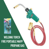 Automatic Ignition High Temperature Welding Torch Fire Portable MAPP Propane Gas Welding Soldering Supplies Iron Gun New