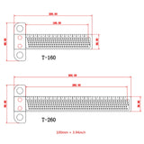 T Type Square Ruler Precision Woodworking Scriber Hole Positioning Marking Tool 67JE