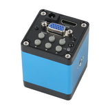14MP 1080P HDMI VGA Video Microscope Camera + 130X 180x 300x Adjustable Zoom C Mount Lens + 56 LED Ring Light For PCB Soldering