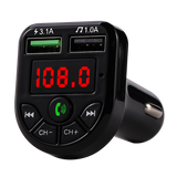 New New LED FM Transmitter Bluetooth-compatible 5.0 Car kit Dual USB Car Charger 3.1A 1A 2 USB MP3 Music Player support TF/U
