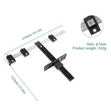 Furniture Carpentry Punch Locator Drill Guide Ruler Multifunctional Woodworking Hole Locator Cabinet Hardware Jig Positioner