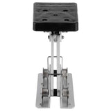 Aluminum Outboard Engine Motor Bracket Mount Adjustable for 2-Stroke 7.5-20HP Kicker Auxiliary Motors Boat Marine Accessories