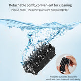 Anti Off Handheld Salon Regrowth Liquid Guiding Comb Washable Multifunction Tool Essential Oil Portable Hair Care Scalp Massager