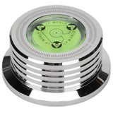 Record Weight Stablizer Aluminum Turntable Disc Clamp with Bubble Leveling for LP Record Player 50Hz Vinyl Record Clamp