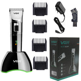 Cordless professional hair clipper for men electric hair trimmer beard barber adjustable hair cutting machine home salon