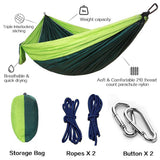 Outdoor Lightweight Parachute Portable Hammocks For Hiking Travel Backpacking Camping Hammock 270x140cm