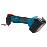 Electric Oscillating Tool Lithium-ion Cordless Oscillating Renovator Tools 6 Gears of Speeds Adjustable with 4° Swing Angle