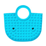 New Children Adult Simple Dimple Fidget Toys Pressure Relief popete Game Board Silicone Anti stress Bubble Shopping Handbag Toy