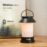 Retro Lamp Air Humidifier 3 Colors Wireless Aroma Diffuser USB Charging Fog Generator Mist Maker for Home Bedroom Difuser 400ML
