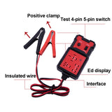 Relay Tester 12V Universal Electronic Automotive Car Circuit Detector Battery Checker Auto Repair Tool 4 Pin 5 Pin Battery Check