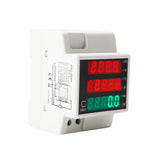 AC80-300V 100A Digital Energy Meter DIN Rail Multimeter Electric Power Meter kWh Meter AC Voltage Current Power Factor Tester