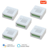 16A Tuya Wifi Mini DIY Smart Switch Led Light Smart Life Push Module Support 2 Way Voice Relay Timer Work With Google Home Alexa