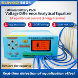 SUNKKO 2S 8S 12S 14S 16S 17S 18S 20S 24S Li ion Lifepo4 Lithium Battery Pack Capacity Repair 5A Current Battery Voltage Equalize