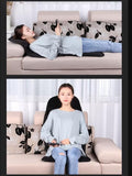 Electric Back Massager Chair Cushion Vibrator Portable Home Car Office Neck Lumbar Waist Pain Relief Seat Pad Relax Mat
