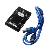 4 Port RS232 to USB 2.0 Adapter USB Serial DB9 COM Converter Controller Card Support USB 2.0 HI-Speed