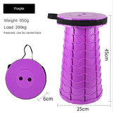 Outdoor Furniture Retractable Stool Chairs Portable Stool Lounge Folding Chair Camping Stool Foldable Convenient Fishing Chair