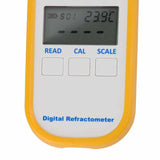 0‑80% Brix Meter Refractometer Dustproof Prism Column Sugar Content Refractometer for Spirit