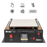 UYUE 968 Build-in Dual Vacuum Pump 13 Inch Separating Machine For iPad Samsung Tablet PC LCD Separator Screen Repair Machine