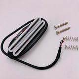Hot Rail Pickups Double Track 11K Alnico5 Guitar Pickup Fit Fender Strat Squier Tele Electric Guitar, White