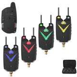 Carp Fishing Alerts Bite Alarm LED Wireless Fishing Alarm Indicator Fishing Receiver Sound Alert Kits
