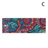 185*63cm Double Layer Non-Slip Fitness Mat Digital Portable Printing Protection Yoga Exercise Pad with Position Line Gymnastics
