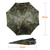 1PCS outdoor Large Double Layer Fishing Umbrella Hat Hiking Camping Beach Sunshade Sunny Rainy Cap For Men Women Umbrellas