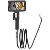 Industrial Endoscope with 1080P 4.5-inch LCD 8.5mm Borescope Inspection Camera Photo Taking&amp;Video Recording Steering Endoscopes