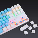 Gaming Mechanical Keyboard 87 keys Game Anti-ghosting Blue Switch RGB Backlit Wired Keyboard For Gamer Laptop PC