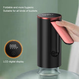 Smart Water Bottle Pump Household USB Electric Foldable Barreled Water Suction Device Portabl Mineral Water Pump Water Dispenser