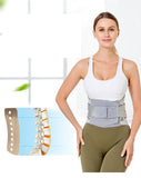 Back Brace Lumbar Support Belt Brace with Self-Heating Pad Double Pull Relieve Back Discomfort and Stress Injury Prevention Gym