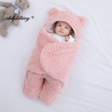 Soft Newborn Baby Wrap Blankets Baby Sleeping Bag Envelope For Newborn Sleepsack 100% Cotton thicken Cocoon for baby 0-9 Months