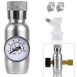 Keg Charger Dispenser, Mini 0-60 PSI CO2 Regulator Keg Kit, Portable Beer Keg Regulator