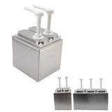 Condiment Pump Station 35ml Extrusion Capacity Sauce Dispenser Pump Plastic for Home