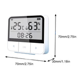 Mini Portable WiFi Smart Temperature Humidity Sensor Meter Hygrometer Thermometer Monitor White Motion Detectors 13*8.5*2cm