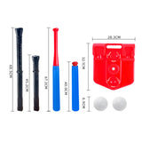 Tball Set T Ball Sets For Kids 5-8 Baseball Tee Yard Games Kids Portable Tee Ball Stand With Liftable Height And Storage Base In