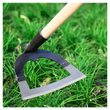 Manganese Steel Garden Hollow Hoe Handheld Hardened for Gardening Farm Weeding Tool Garden Hand Tools