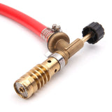 Gas Self Ignition Turbo Torch with Hose Solder Propane Welding for Plumbing Air Conditioning