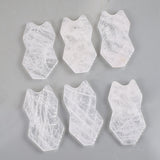 Natural White Crystal Guache Stone Facial Eye SPA Scraper Body Acupuncture Scraping Massage Physical Therapy Health Care Tool