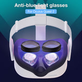 1Pair Black Eyeglass Magnetic Frame For Oculus Quest 2 VR Protection Oculus Quest 2 VR Glasses Accessories