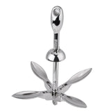 1.5KG Stainless Steel Boat Folding Grapnel Anchor Docking Hardware for Marine Yacht