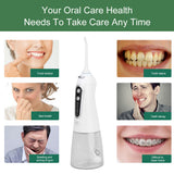 Electric Oral Irrigator Water Flosser 300Ml Dental Tooth Cleaner Usb Charge Household Toothpick Calculus Tartar Stains Remover