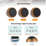 Electric Foot Grinder Vacuum Portable Feet File Pedicure Tool Massage Function Foot Scrubber Callus Remover for Cracked Dry Skin