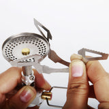 Outdoor Gas Burner Anti-Scald Gas Stoves Mini Camping Foldable Cooking Stove Travel Picnic Survival Bbq Gas Furnace Combustor