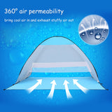 Automatic Instant Pop-up Beach Tent Camping Tent  Anti UV Sun Shelter Cabana for Camping Fishing Hiking Picnic