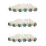 18X Guitar Bone Bridge Pins with 5.3mm Position Abanlone Dot for Acoustic Guitar Parts Replacement