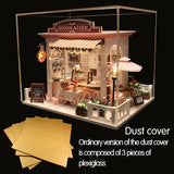 DIY MINI Doll House Miniature DIY Dollhouse With Furnitures Wooden House Waiting Time Toys For Children Birthday Gift C007