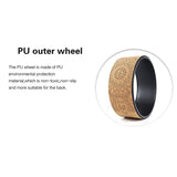 Yoga Wheel Roller Back Roller for Back Pain Relief for Dharma Yoga Pose Backbend Stretching Improving Flexibility
