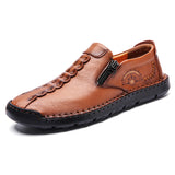 Men Hand Stitching Soft Comfort Shoes 9515